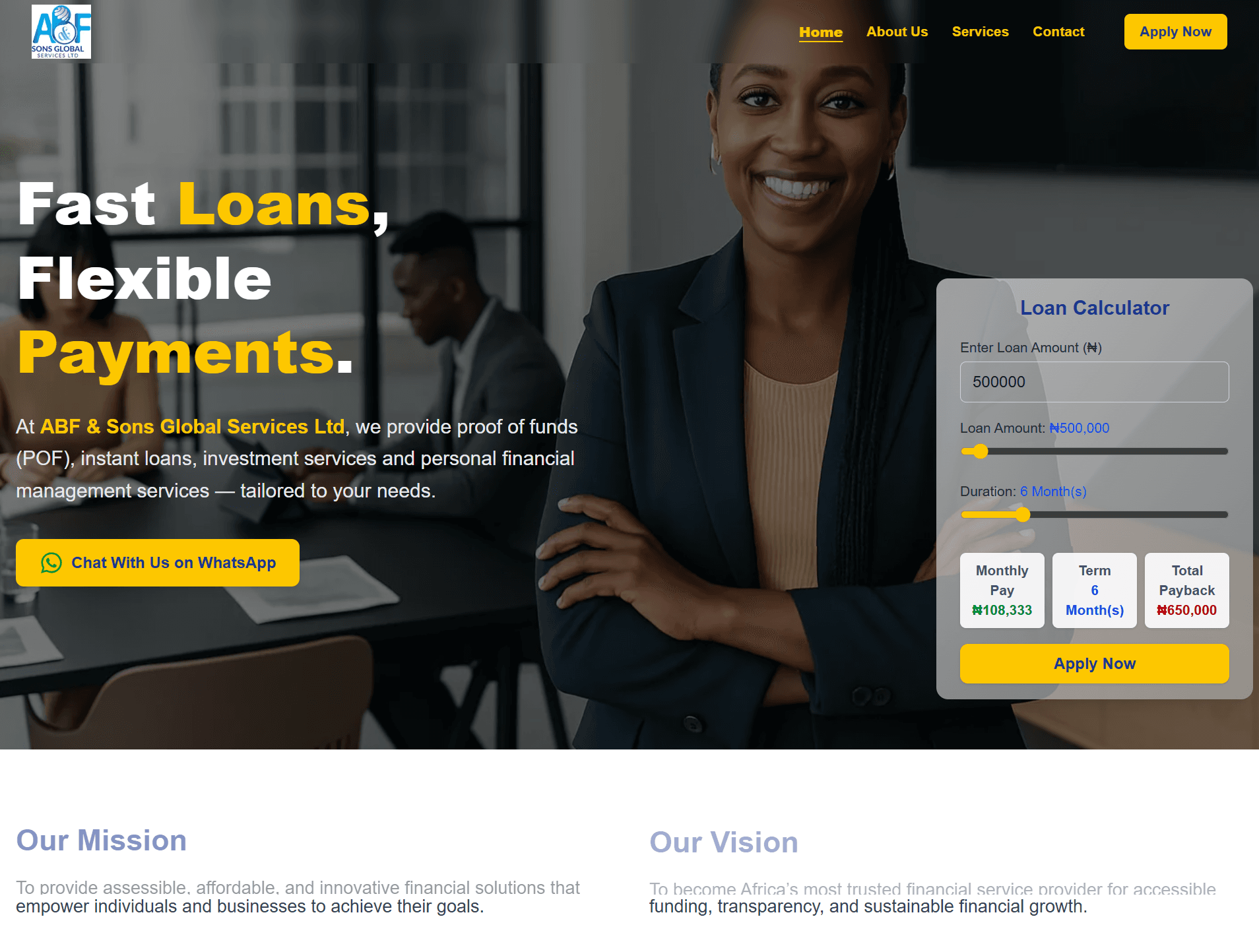 ABF Global Services platform preview